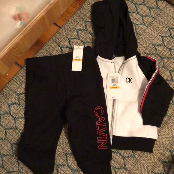 calvin klein matching set sweatsuit